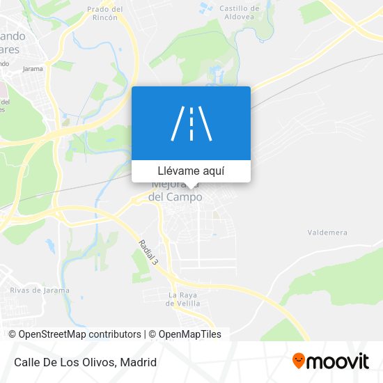 Mapa Calle De Los Olivos