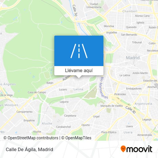Mapa Calle De Ágila