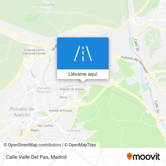 Mapa Calle Valle Del Pas