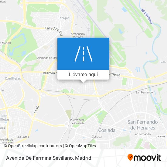 Mapa Avenida De Fermina Sevillano