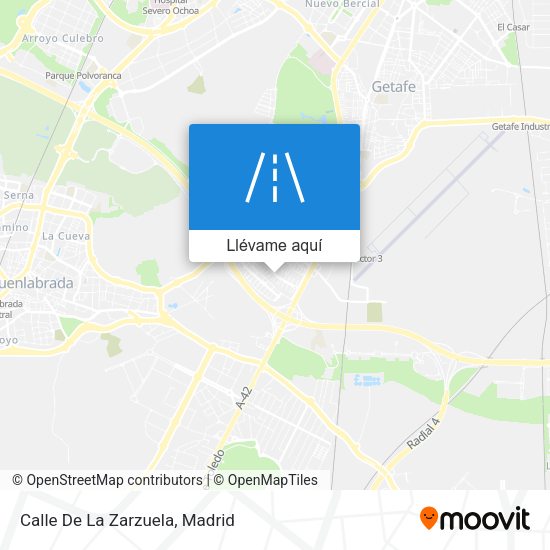 Mapa Calle De La Zarzuela