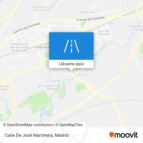 Mapa Calle De José Marchena