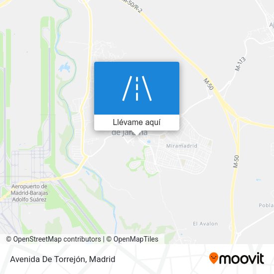 Mapa Avenida De Torrejón