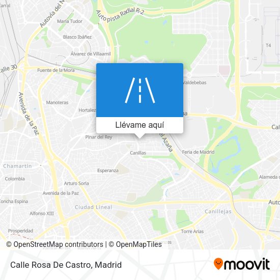 Mapa Calle Rosa De Castro