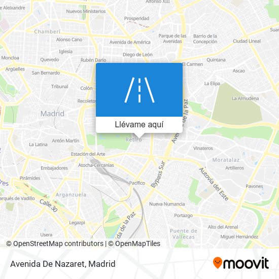 Mapa Avenida De Nazaret