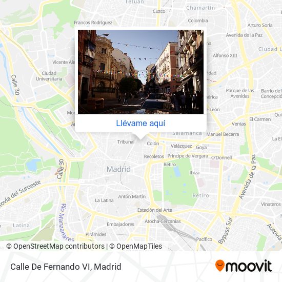 Mapa Calle De Fernando VI