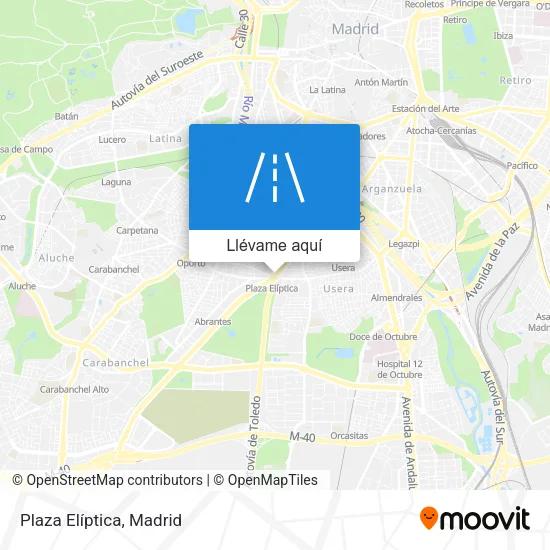 Mapa Plaza Elíptica
