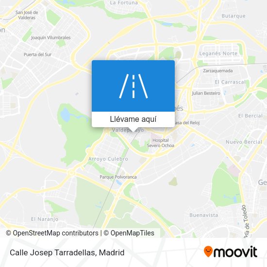 Mapa Calle Josep Tarradellas