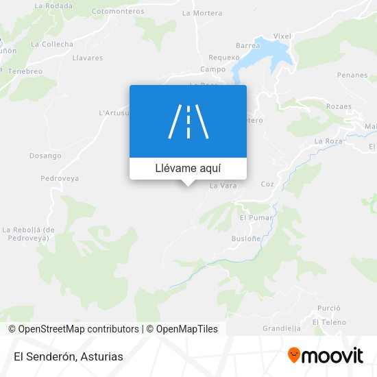 Mapa El Senderón