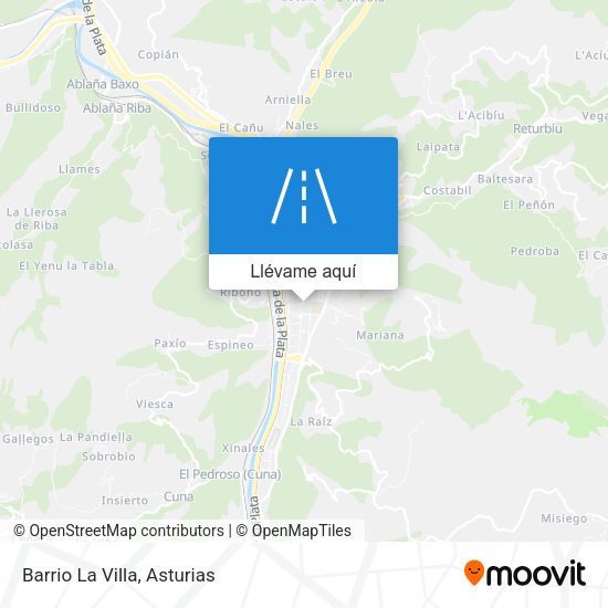 Mapa Barrio La Villa