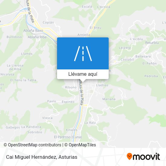 Mapa Cai Miguel Hernández