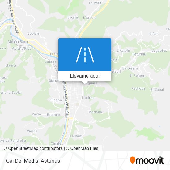 Mapa Cai Del Mediu