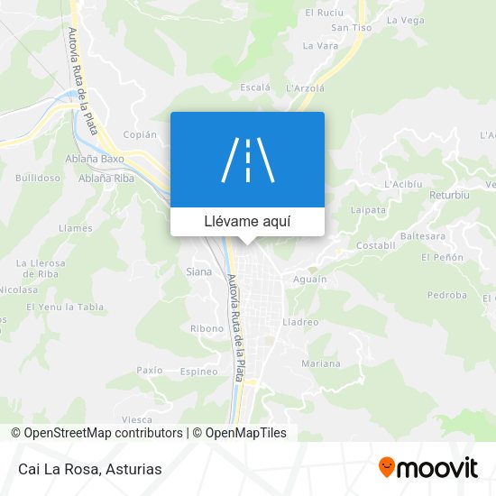 Mapa Cai La Rosa