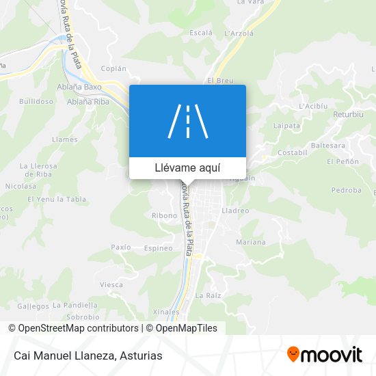Mapa Cai Manuel Llaneza