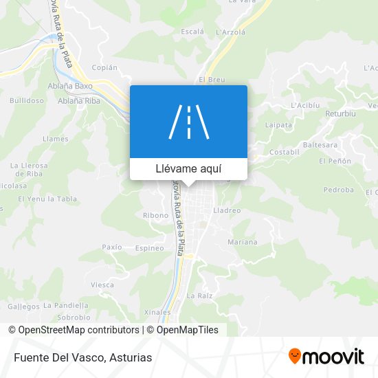Mapa Fuente Del Vasco