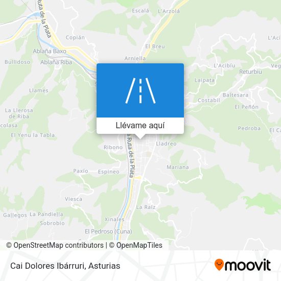 Mapa Cai Dolores Ibárruri