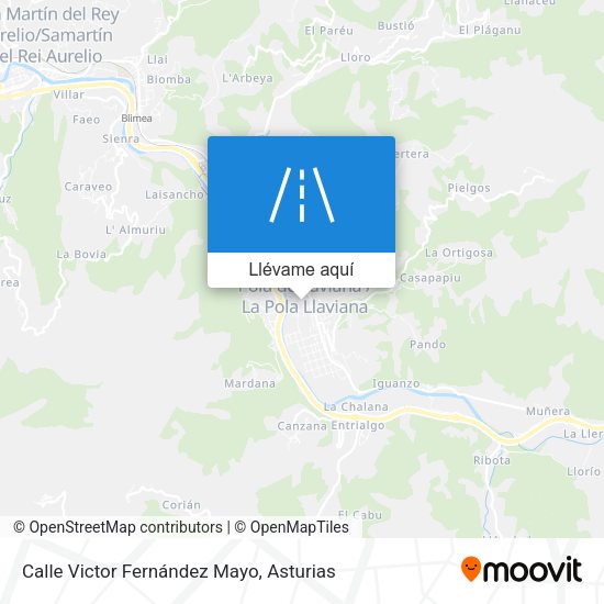 Mapa Calle Victor Fernández Mayo