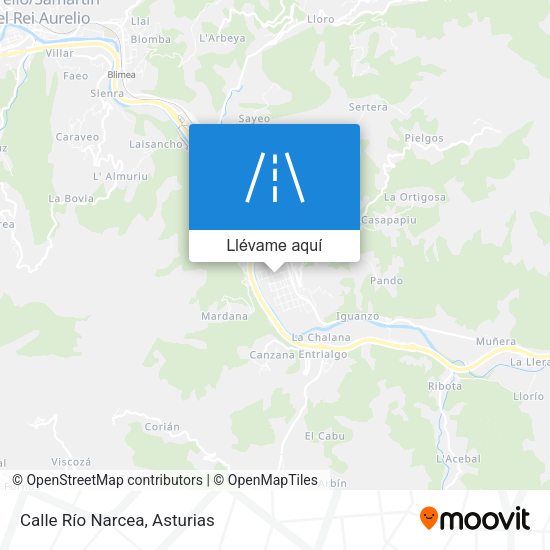 Mapa Calle Río Narcea