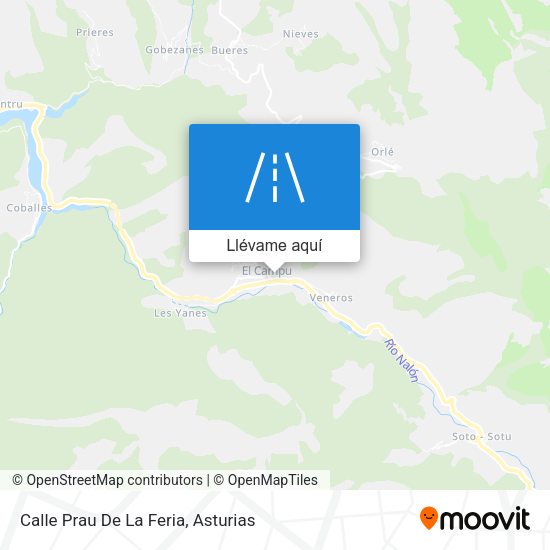 Mapa Calle Prau De La Feria