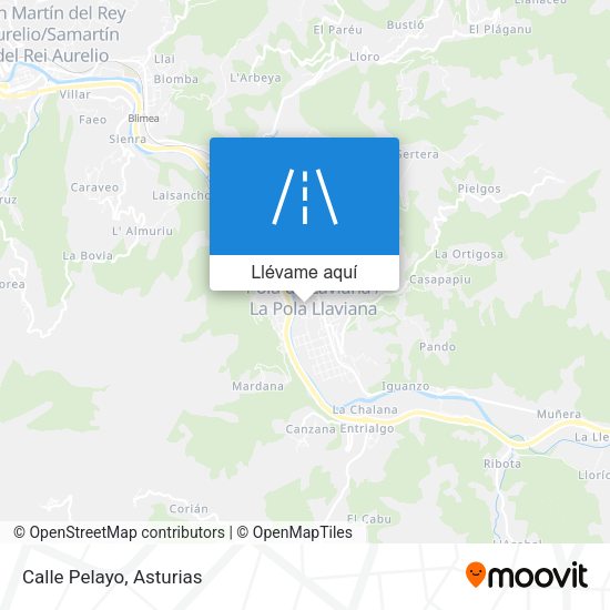 Mapa Calle Pelayo