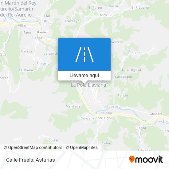 Mapa Calle Fruela