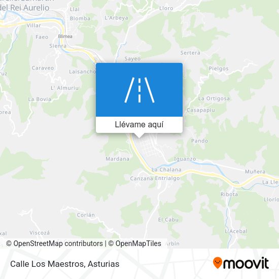 Mapa Calle Los Maestros