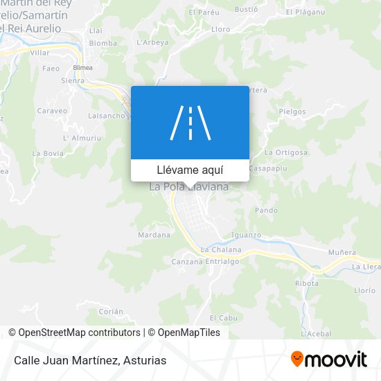 Mapa Calle Juan Martínez