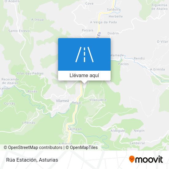 Mapa Rúa Estación