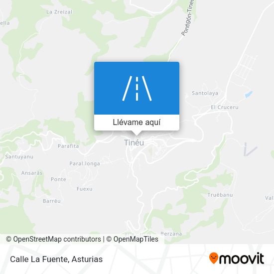 Mapa Calle La Fuente