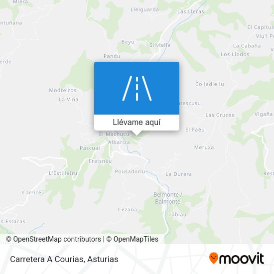 Mapa Carretera A Courias