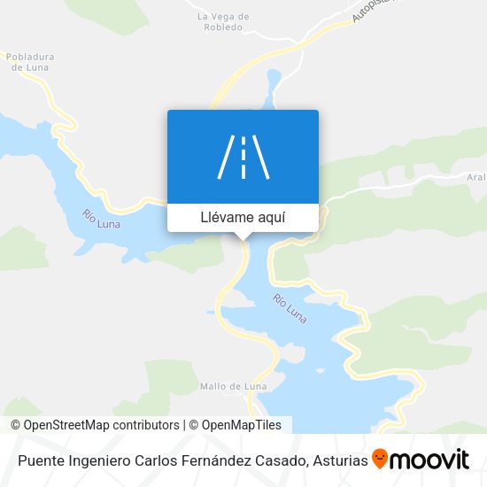 Mapa Puente Ingeniero Carlos Fernández Casado