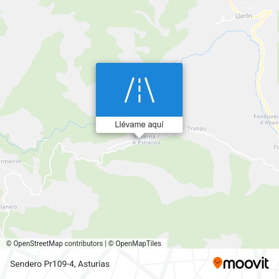 Mapa Sendero Pr109-4