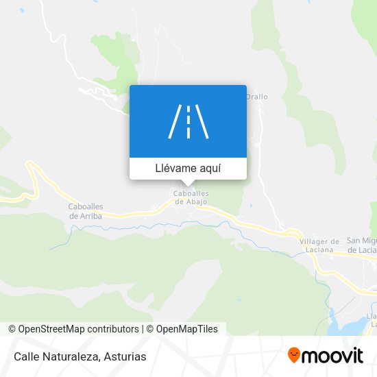 Mapa Calle Naturaleza