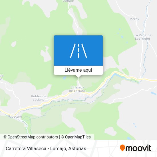 Mapa Carretera Villaseca - Lumajo