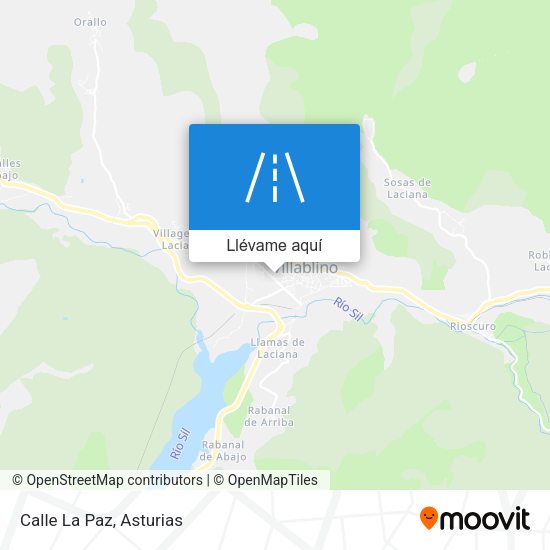 Mapa Calle La Paz