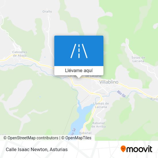 Mapa Calle Isaac Newton