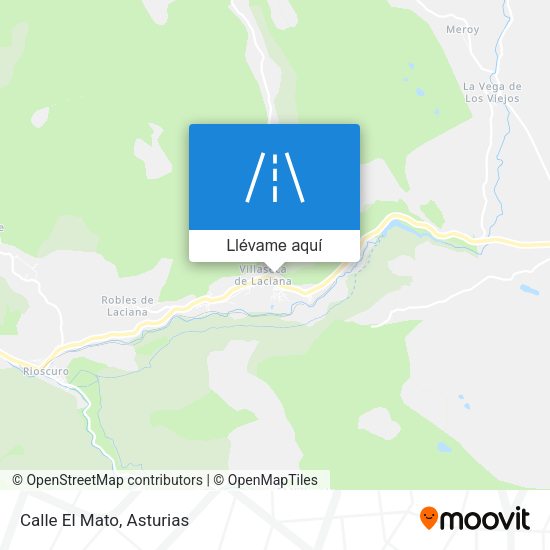 Mapa Calle El Mato