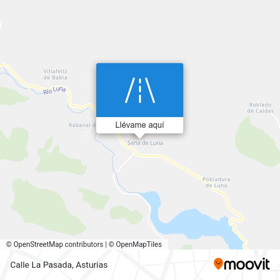 Mapa Calle La Pasada