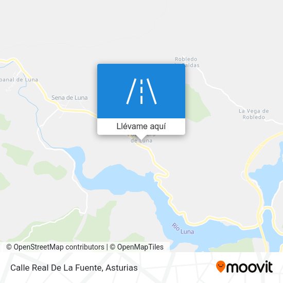 Mapa Calle Real De La Fuente