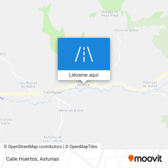 Mapa Calle Huertos
