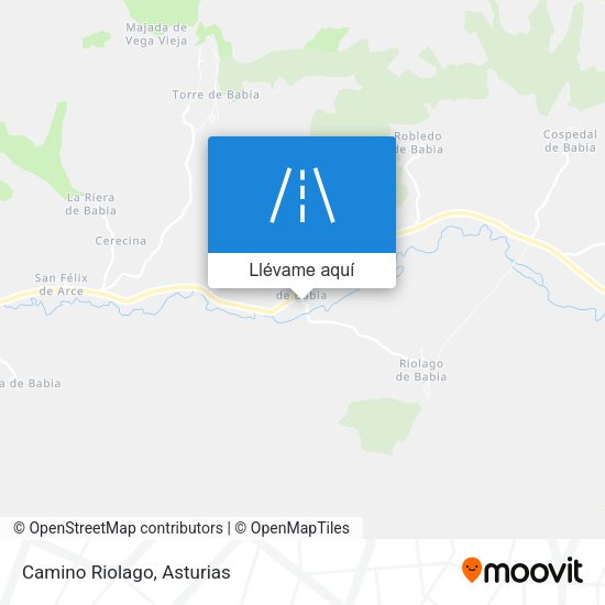 Mapa Camino Riolago