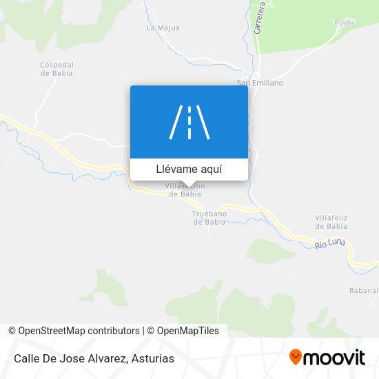 Mapa Calle De Jose Alvarez