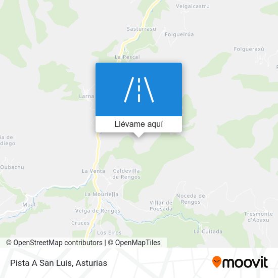 Mapa Pista A San Luis