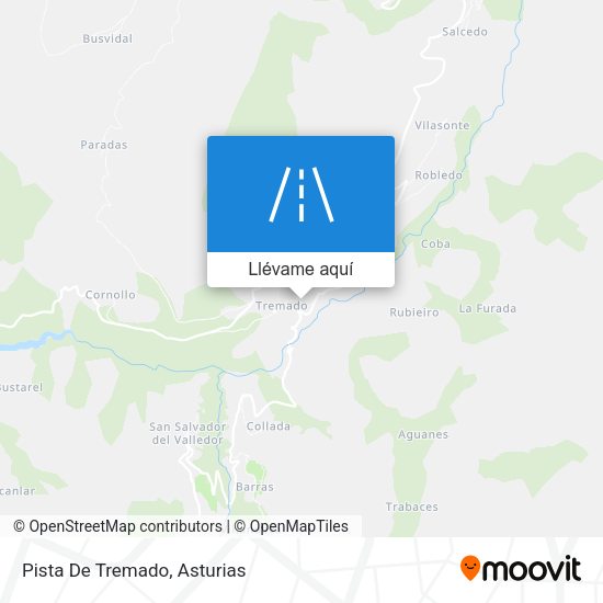 Mapa Pista De Tremado