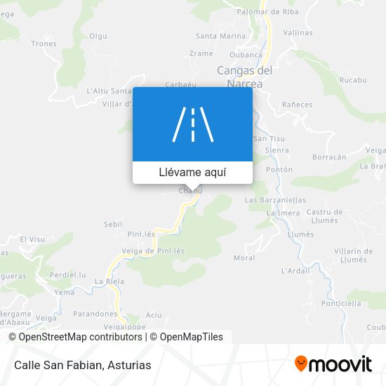 Mapa Calle San Fabian