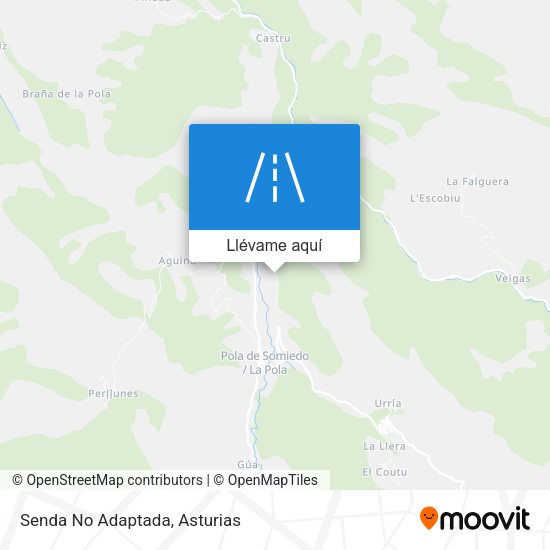 Mapa Senda No Adaptada