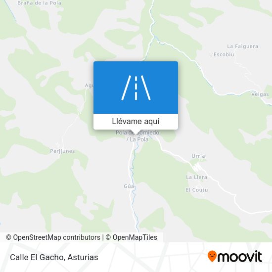 Mapa Calle El Gacho