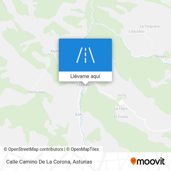 Mapa Calle Camino De La Corona