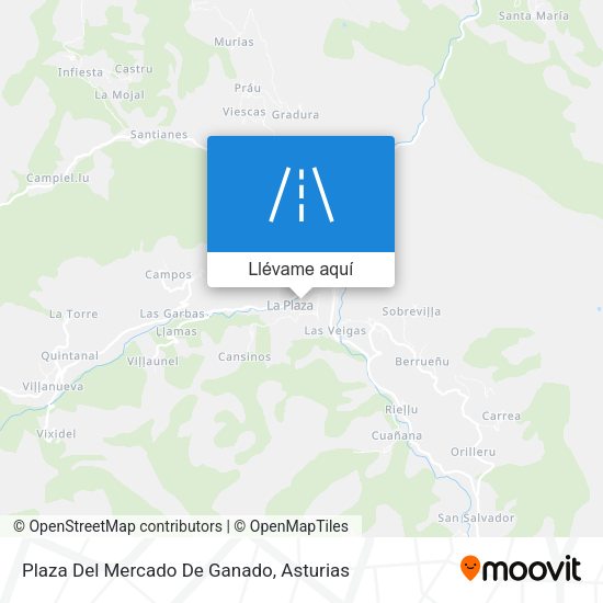 Mapa Plaza Del Mercado De Ganado