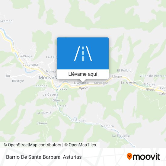 Mapa Barrio De Santa Barbara